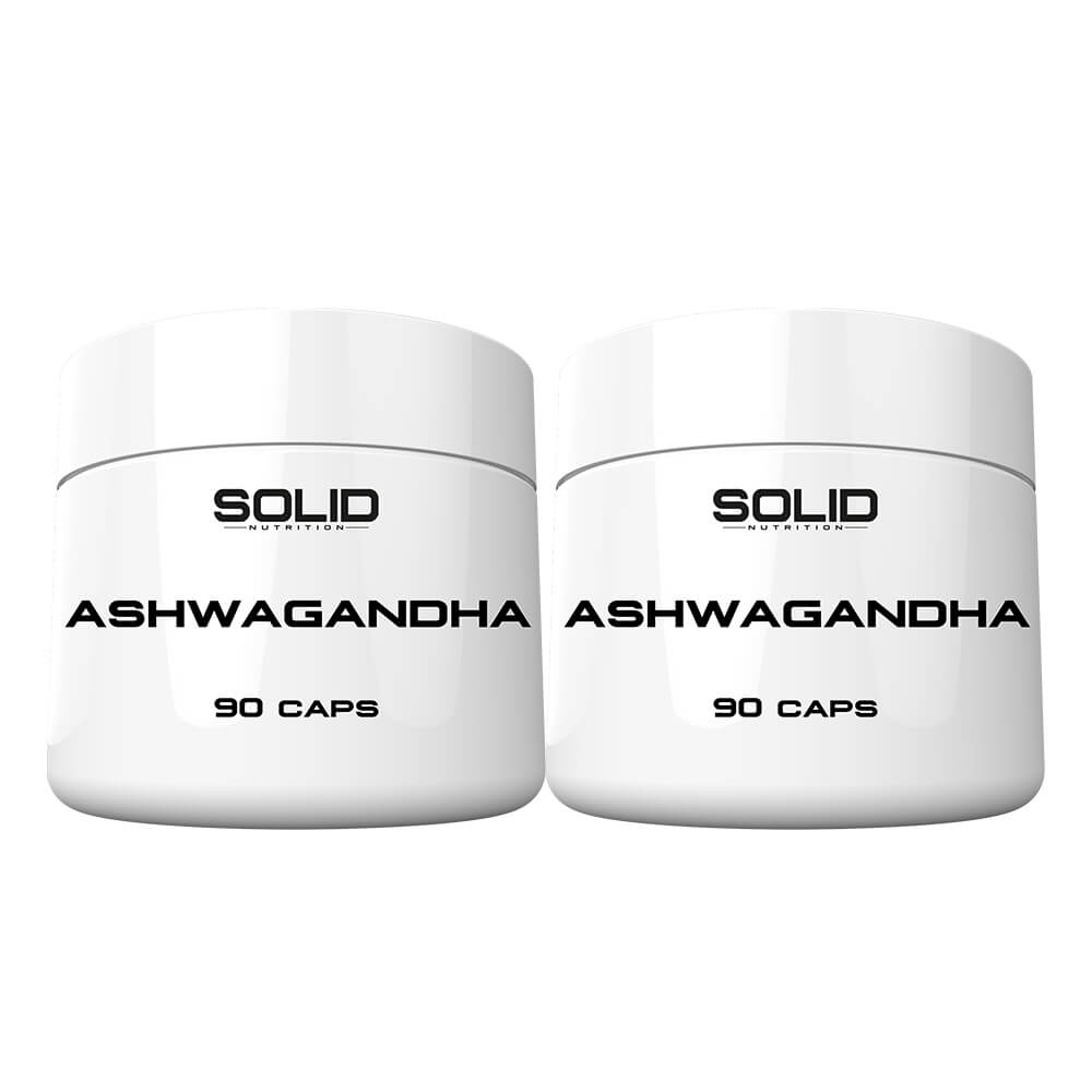 2 x SOLID Nutrition Ashwagandha, 90 caps