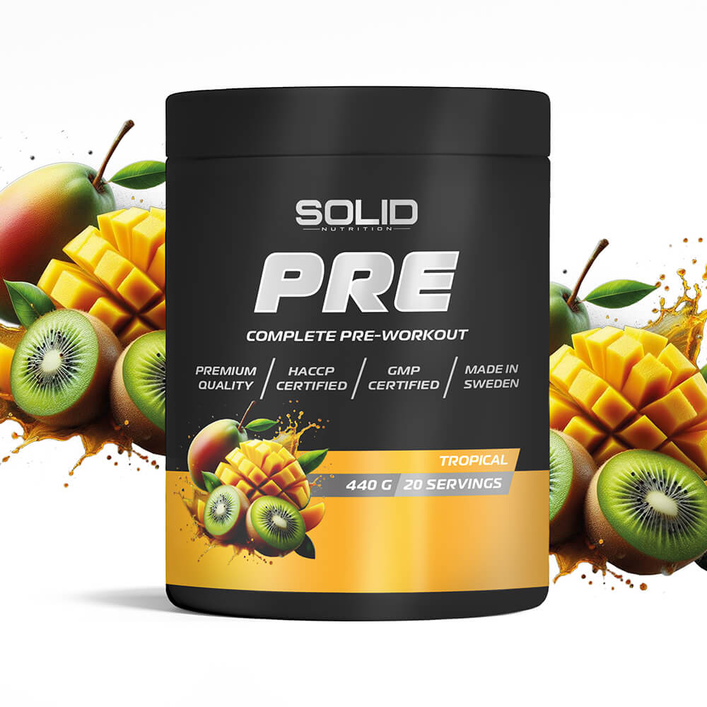 SOLID Nutrition BLACK LINE PRE, 440 g (Tropical)