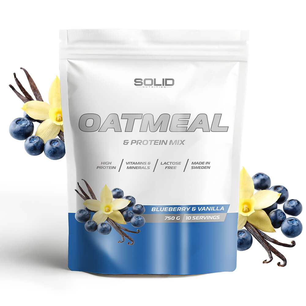 SOLID Nutrition Oatmeal & Protein Mix, 750 g (Apple & Cinnamon)