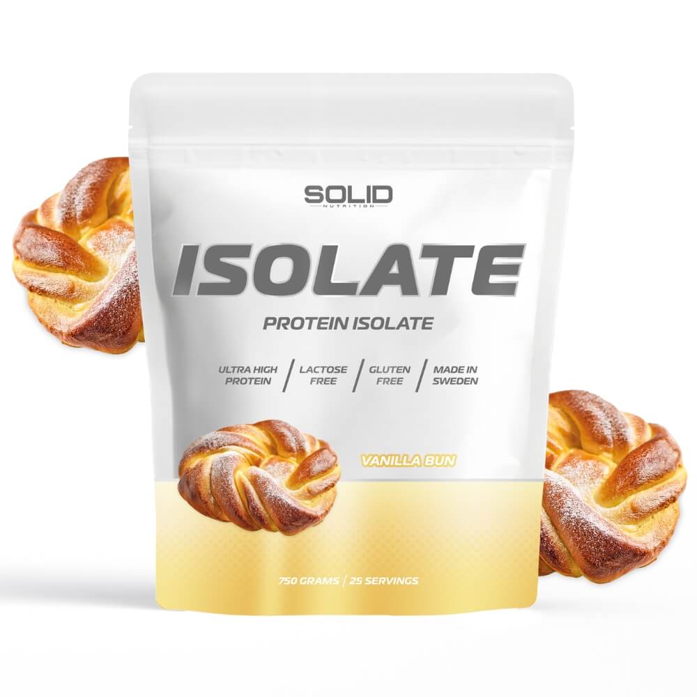 SOLID Nutrition Isolate, 750 g (Vanilla Bun)