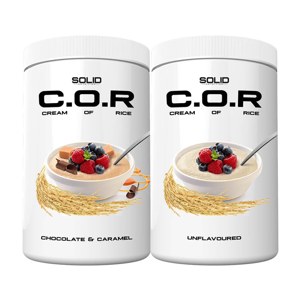 2 x SOLID Nutrition Cream Of Rice, 1 kg