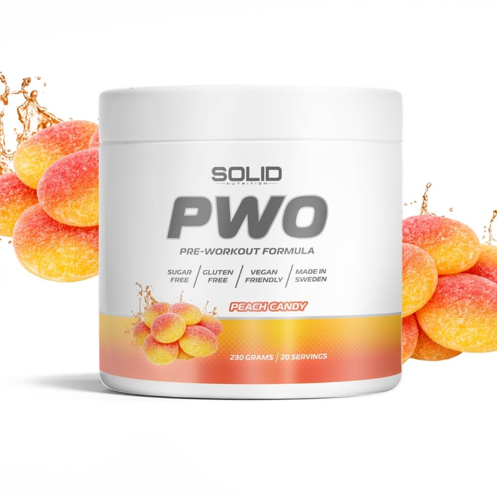 SOLID Nutrition PWO, 230 g (Peach Candy)
