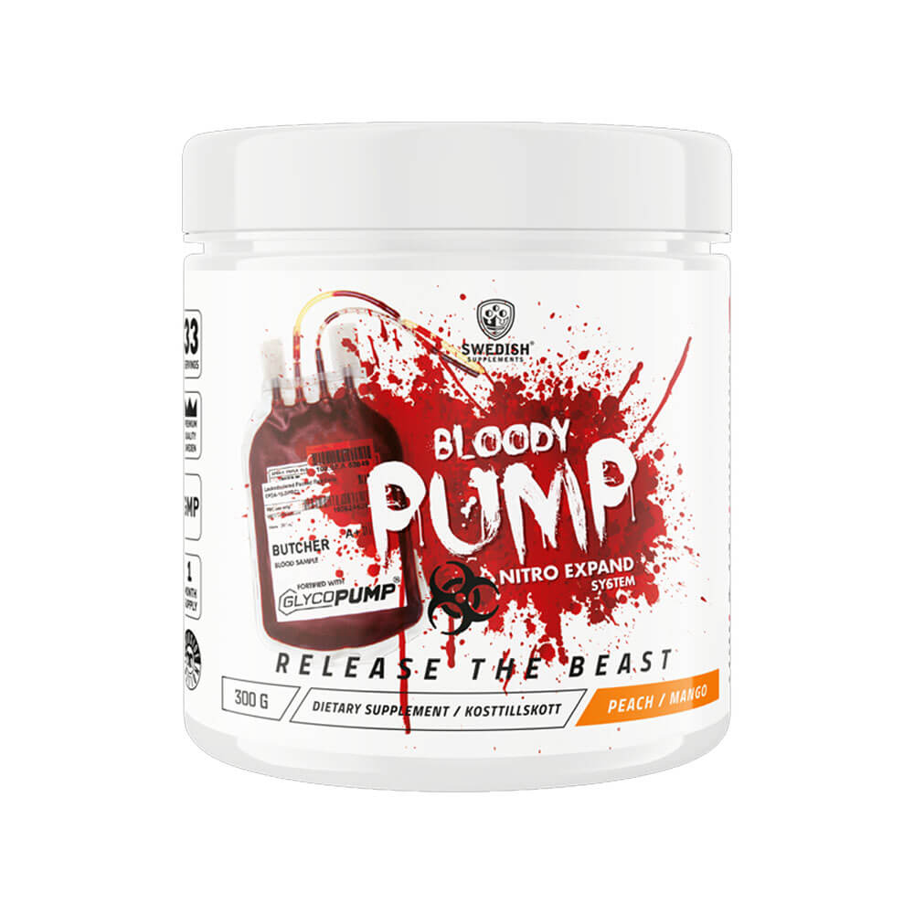 Swedish Supplements Bloody Pump, 300 g (Peach Mango)