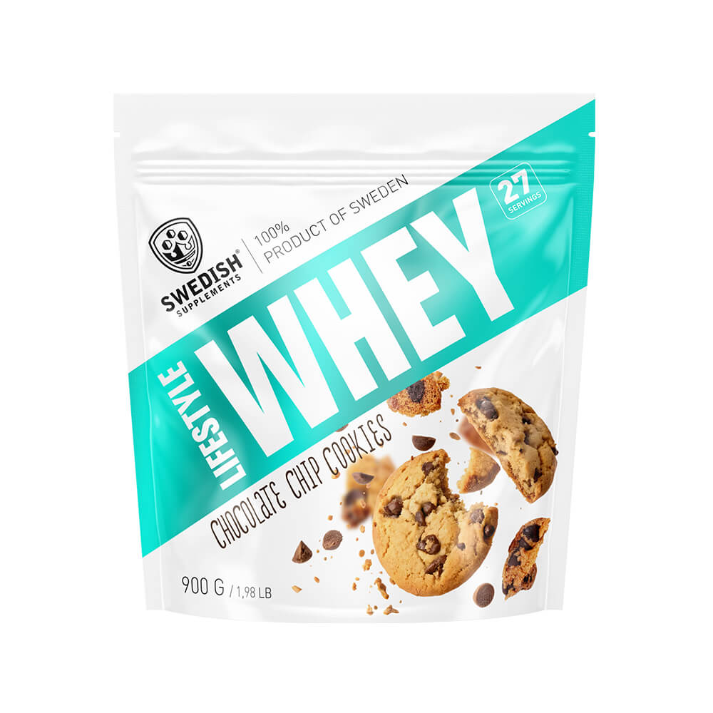 Swedish Supplements Lifestyle Whey, 900 g (Chocolate Chip Cookies)