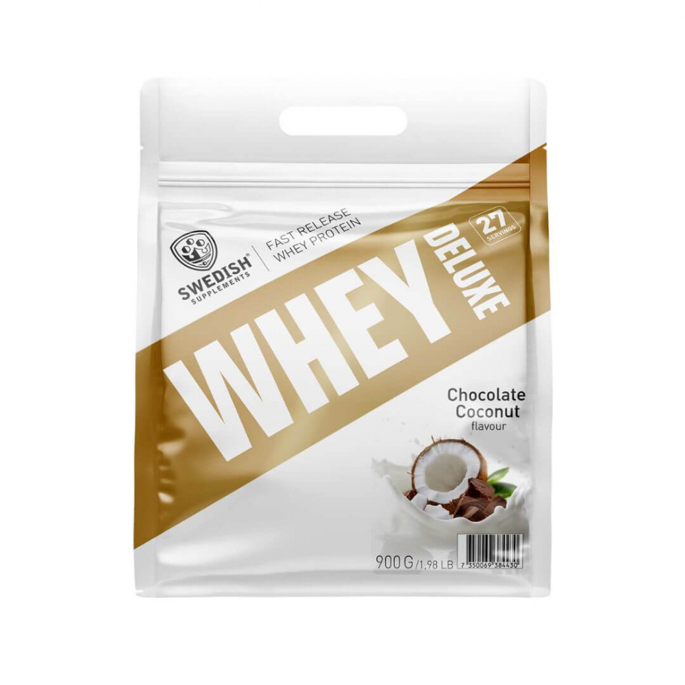 Swedish Supplements Whey Deluxe, 900 g (Chocolate Coconut)