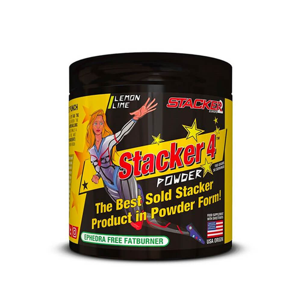 Stacker2 Stacker 4 Powder, 150 g (Lemon Lime)