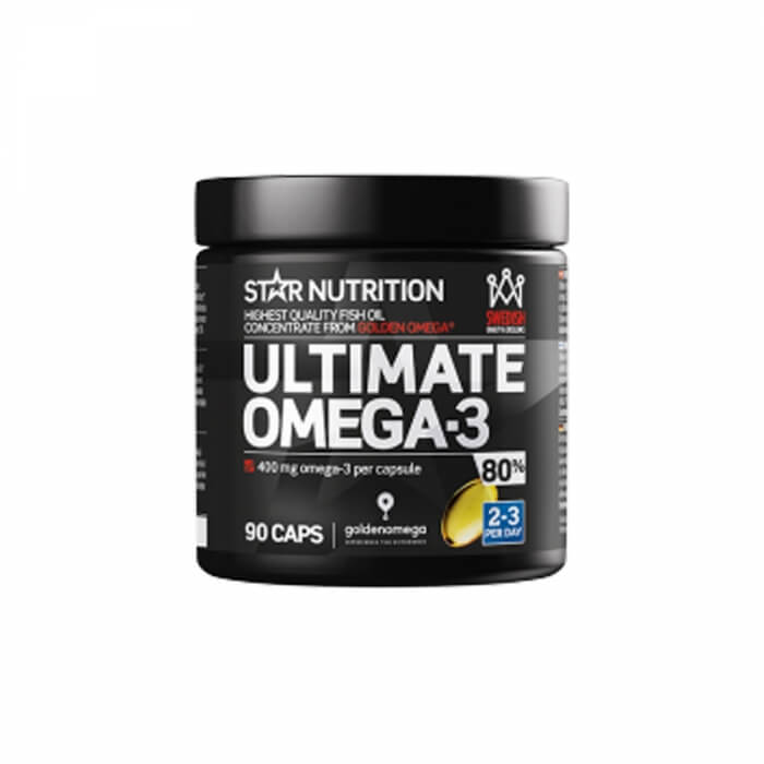 Star Nutrition Ultimate Omega-3, 90 caps, 80% i gruppen Kosttillskott & Livsmedel / Omega-3 & Fettsyror / Omega-3 hos Tillskottsbolaget (STAR022)