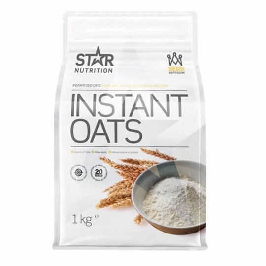 Star Nutrition Instant Oats, 1kg i gruppen Tema / Svenskt kosttillskott hos Tillskottsbolaget (STAR6473)