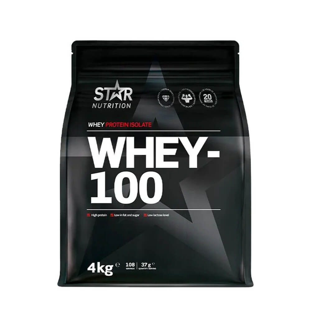 Star Nutrition Whey-100, 4 kg (Unflavoured)