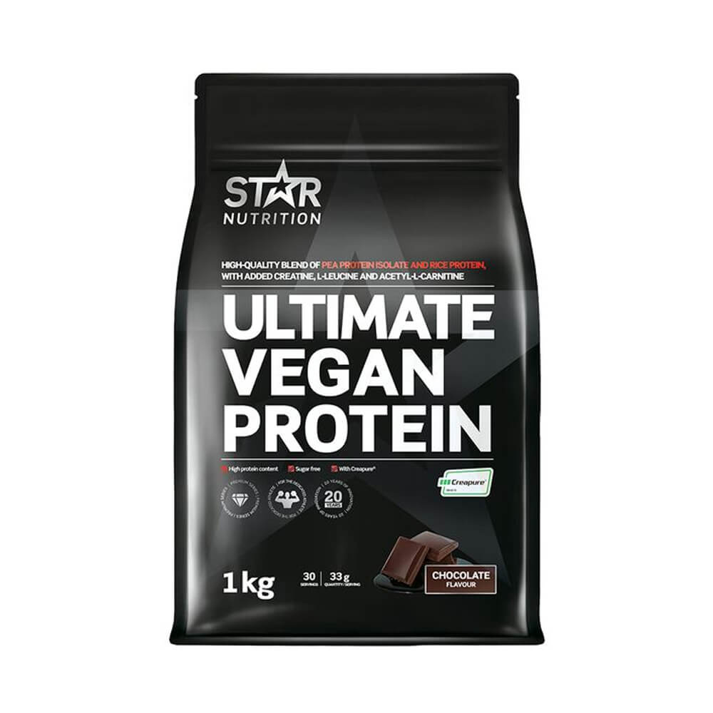 Star Nutrition Ultimate Vegan Protein, 1 kg (Chocolate)