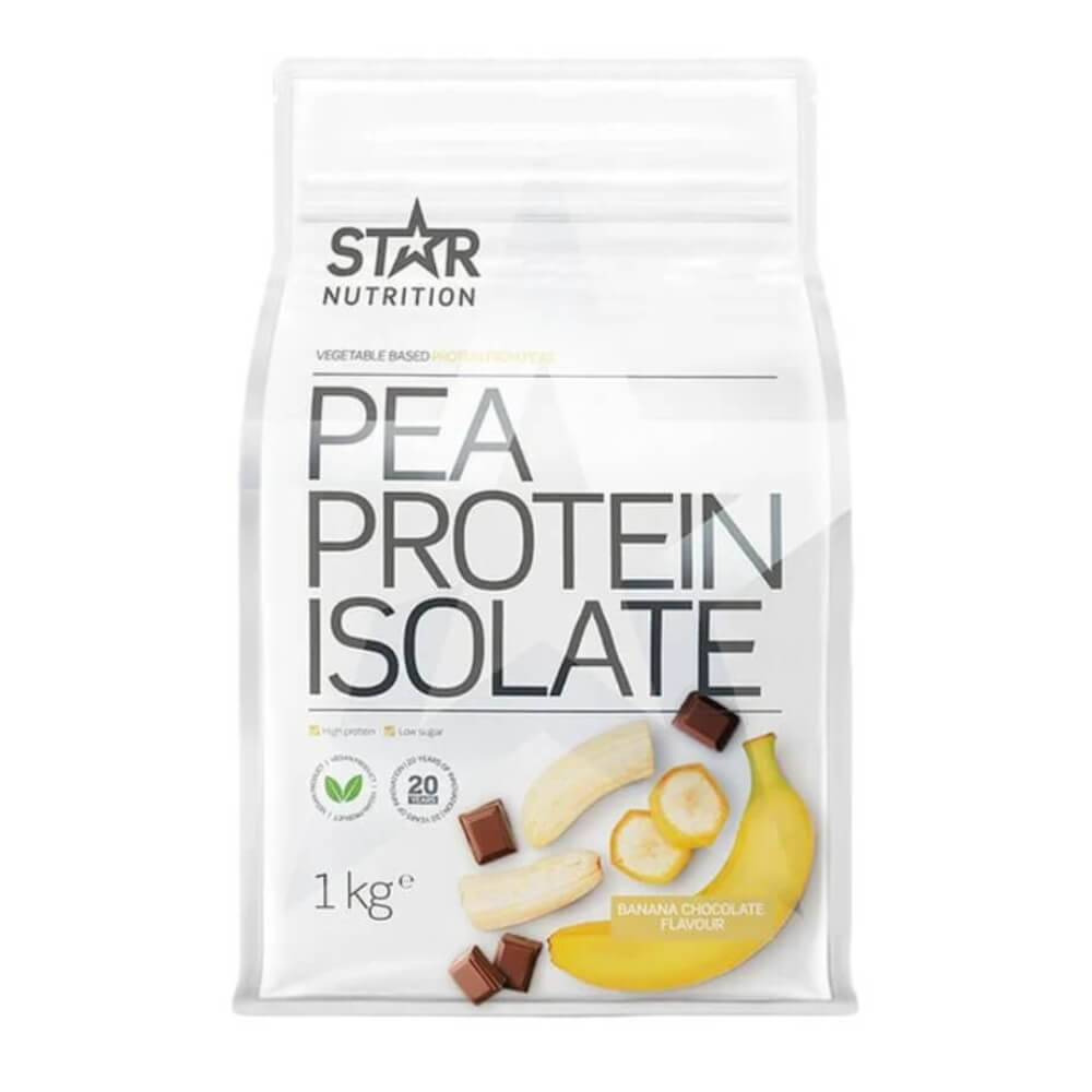 Star Nutrition Pea Protein Isolate, 1 kg i gruppen Kosttillskott & Livsmedel / Proteinpulver / Isolatprotein hos Tillskottsbolaget (STAR843)