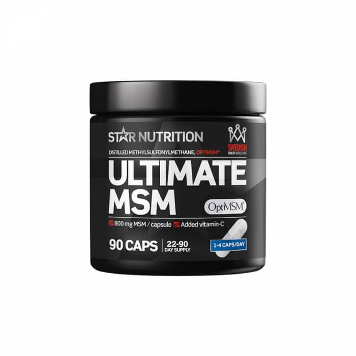 Star Nutrition Ultimate MSM, 90 caps i gruppen Kosttillskott & Livsmedel / Hälsokost / Detox hos Tillskottsbolaget (STAR8594)