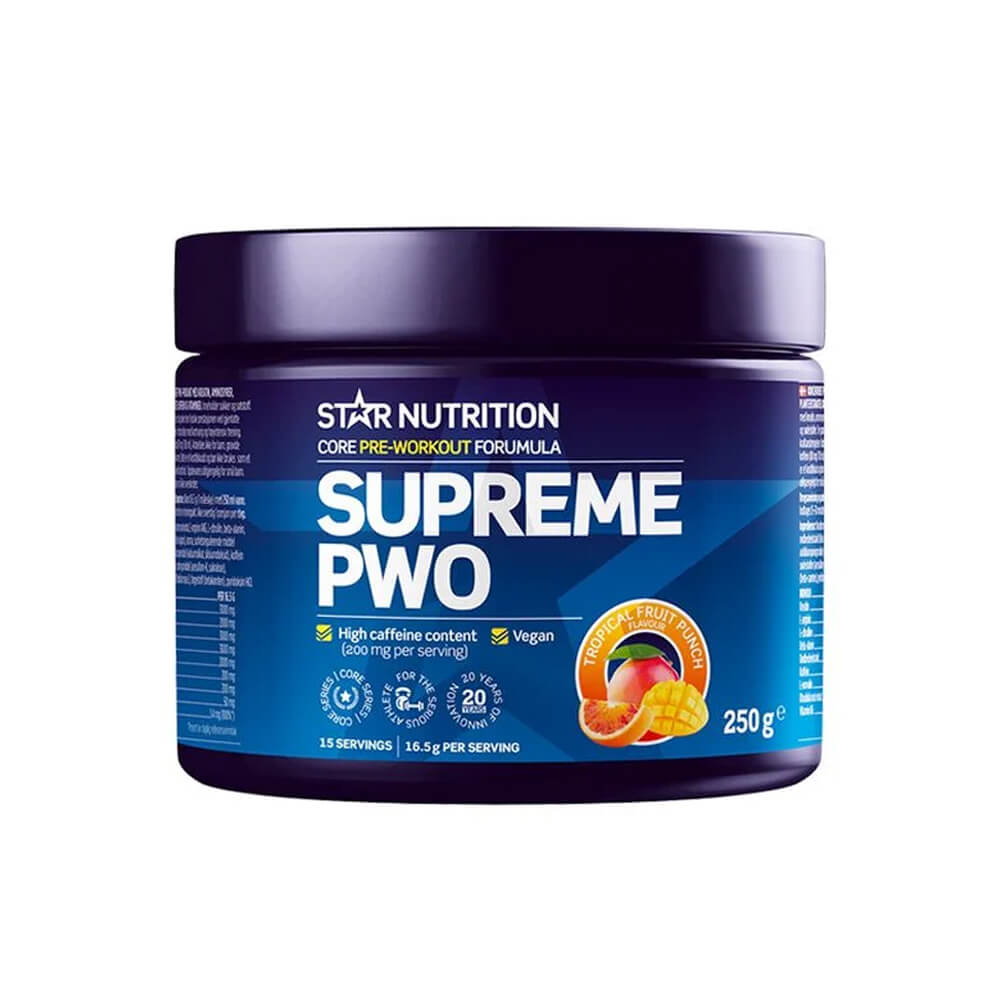Star Nutrition Supreme PWO, 250 g (Fresh Forest Berry)