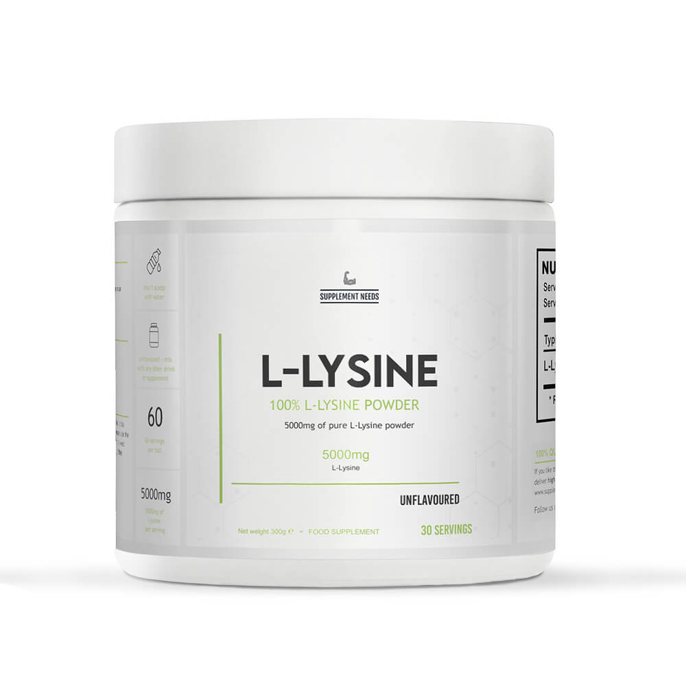 Supplement Needs L-Lysine, 300 g (Unflavoured)