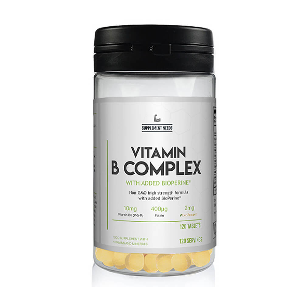 Supplement Needs Advanced Vitamin B Complex, 120 tabs