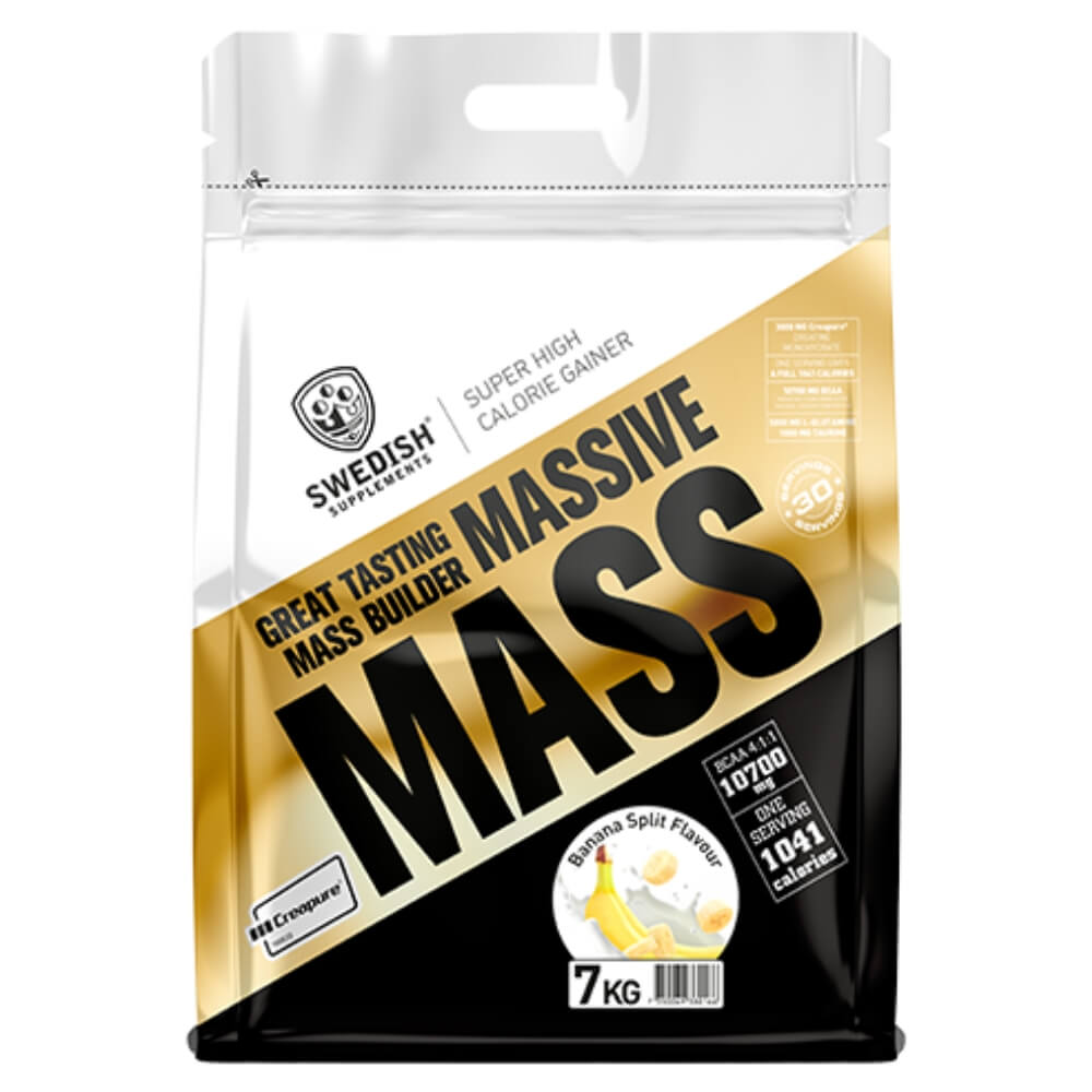 Swedish Supplements Massive Mass, 7kg (Strawberry Milkshake)