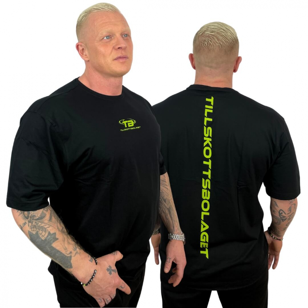 Tillskottsbolaget Oversized Tee, black (S)