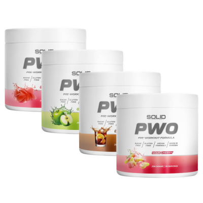 4 x SOLID Nutrition PWO, 230 g