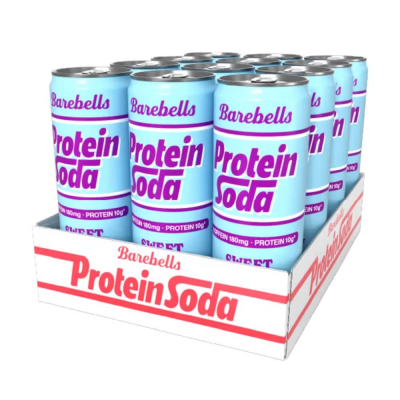 12 x Barebells Protein Soda, 355 ml (Sweet Cherry)
