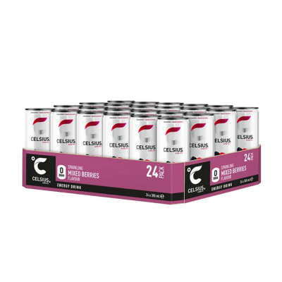 24 x Celsius, 355 ml (Mixed Berries)