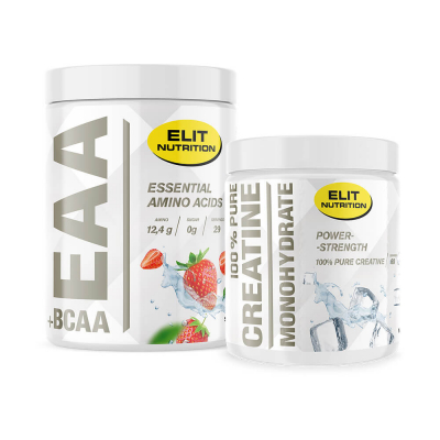EAA + BCAA, 400 g + Creatine Monohydrate, 300 g