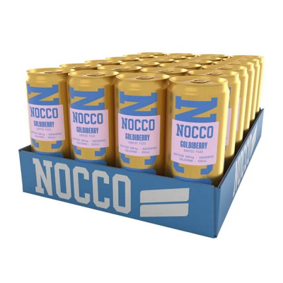 24 x NOCCO BCAA, 330 ml (Goldiberry)