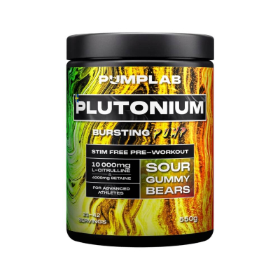 PumpLab PLUTONIUM - Stim Free PWO, 550 g