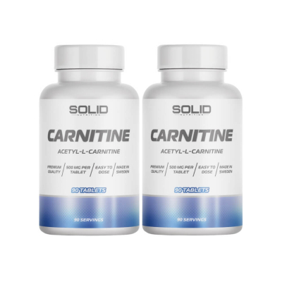 2 x SOLID Nutrition Carnitine, 90 tabs