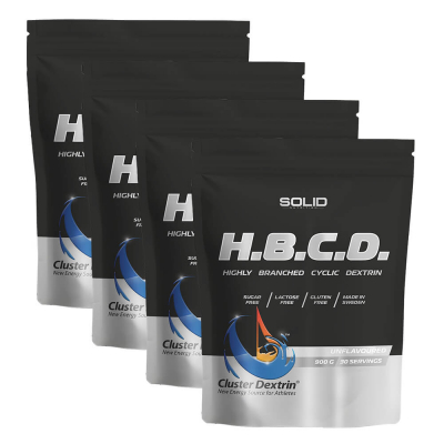 4 x SOLID Nutrition BLACK LINE H.B.C.D, 900 g