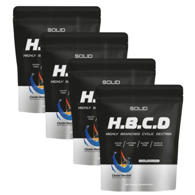 4 x SOLID Nutrition BLACK LINE H.B.C.D, 900 g