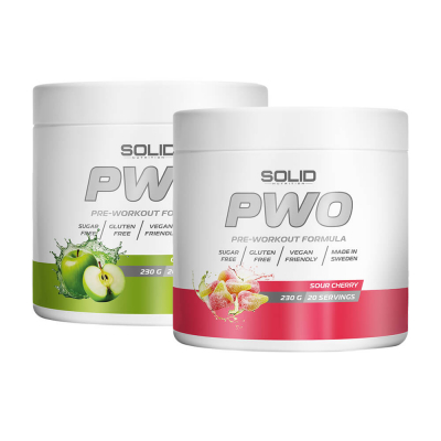 2 x SOLID Nutrition PWO, 230 g