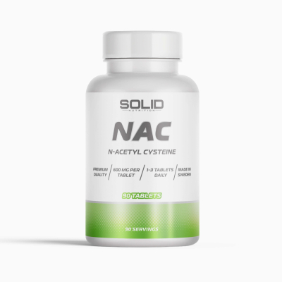 SOLID Nutrition NAC, 90 tabs