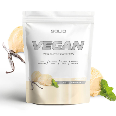 SOLID Nutrition Vegan, 750 g (Vanilla)
