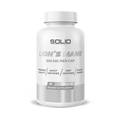 SOLID Nutrition Lion´s Mane, 60 caps