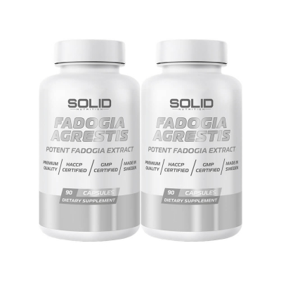 2 x SOLID Nutrition Fadogia Agrestis, 90 caps