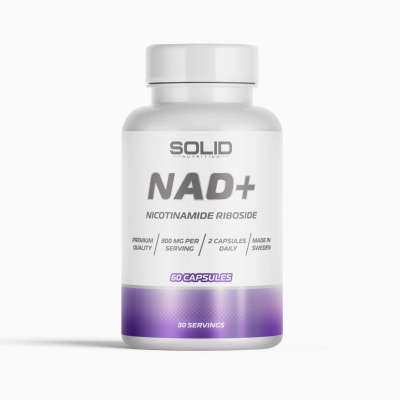 SOLID Nutrition NAD+, 60 caps