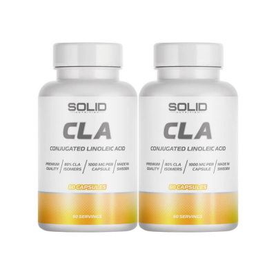 2 x SOLID Nutrition CLA, 60 caps