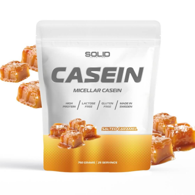 SOLID Nutrition Casein, 750 g (Salted Caramel)