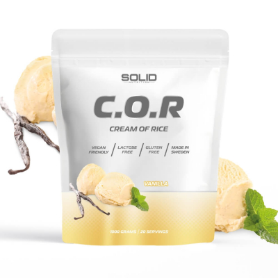 SOLID Nutrition Cream Of Rice, 1 kg (Vanilla)