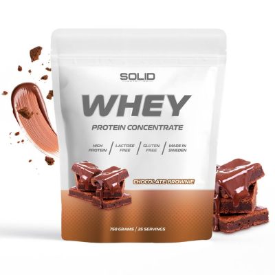 SOLID Nutrition Whey, 750 g (Chocolate Brownie)