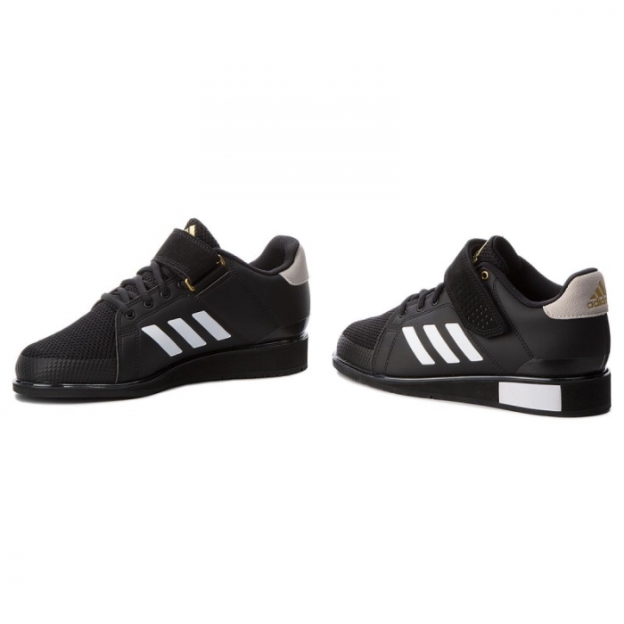 adidas Power Perfect III BlackWhite adidas Power Perfect III BlackWhite