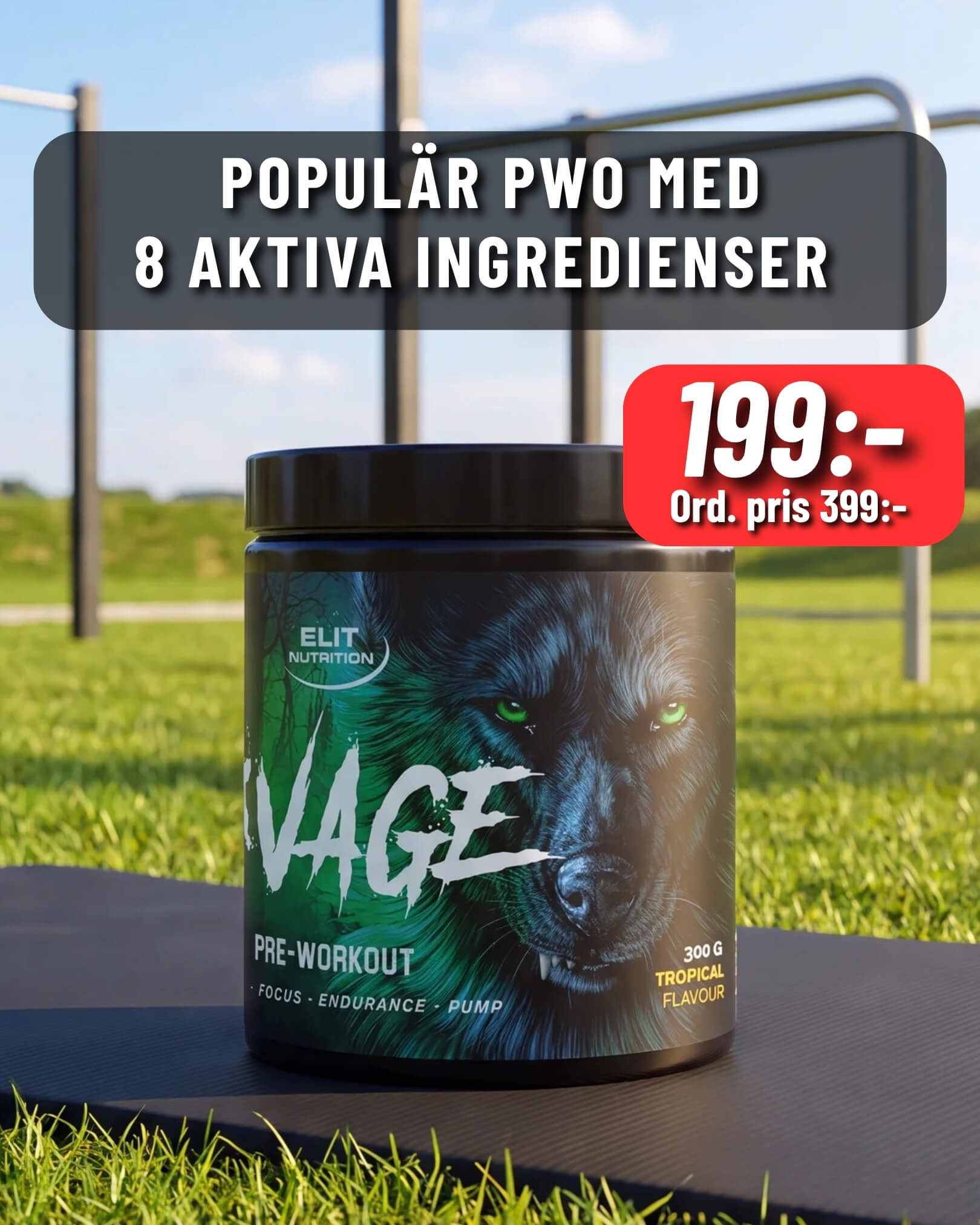Elit Nutrition Savage PWO