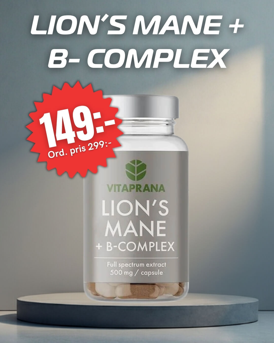 Vitaprana Lion´s Mane + B-Complex