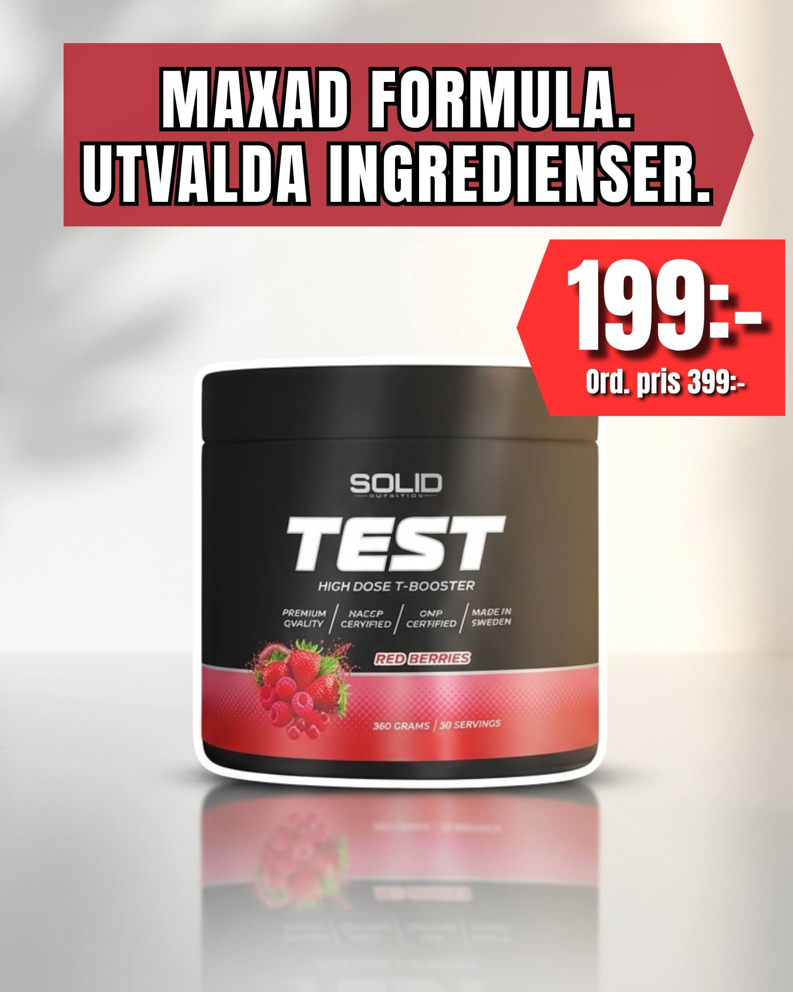 SOLID Nutrition Black Line Test