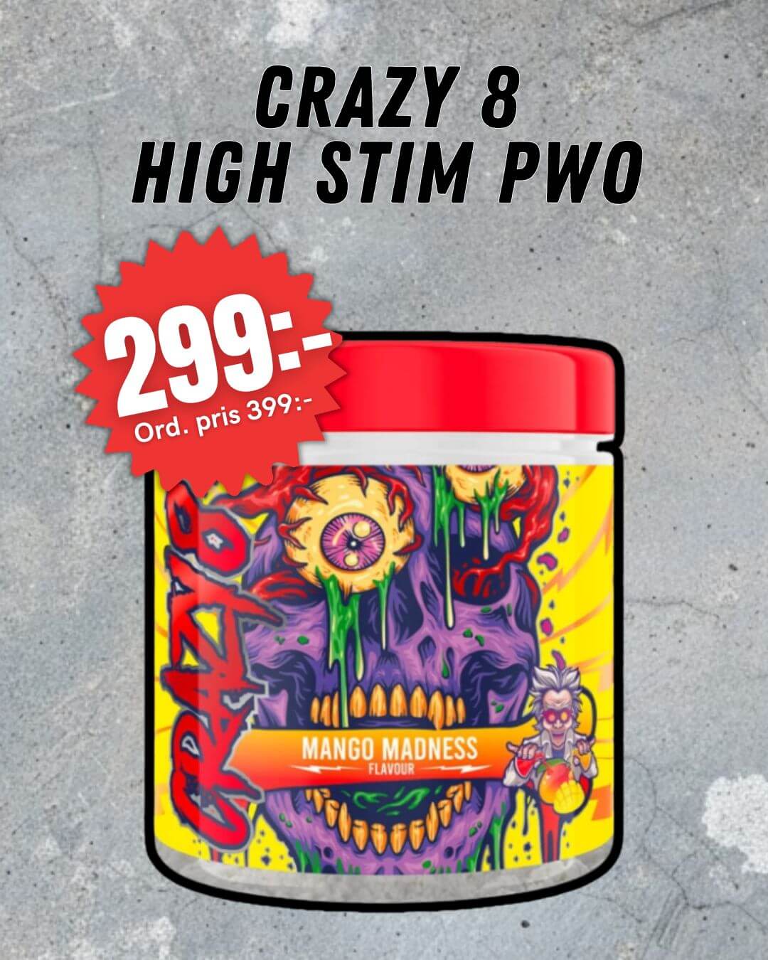 Swedish Supplements Crazy 8 PWO