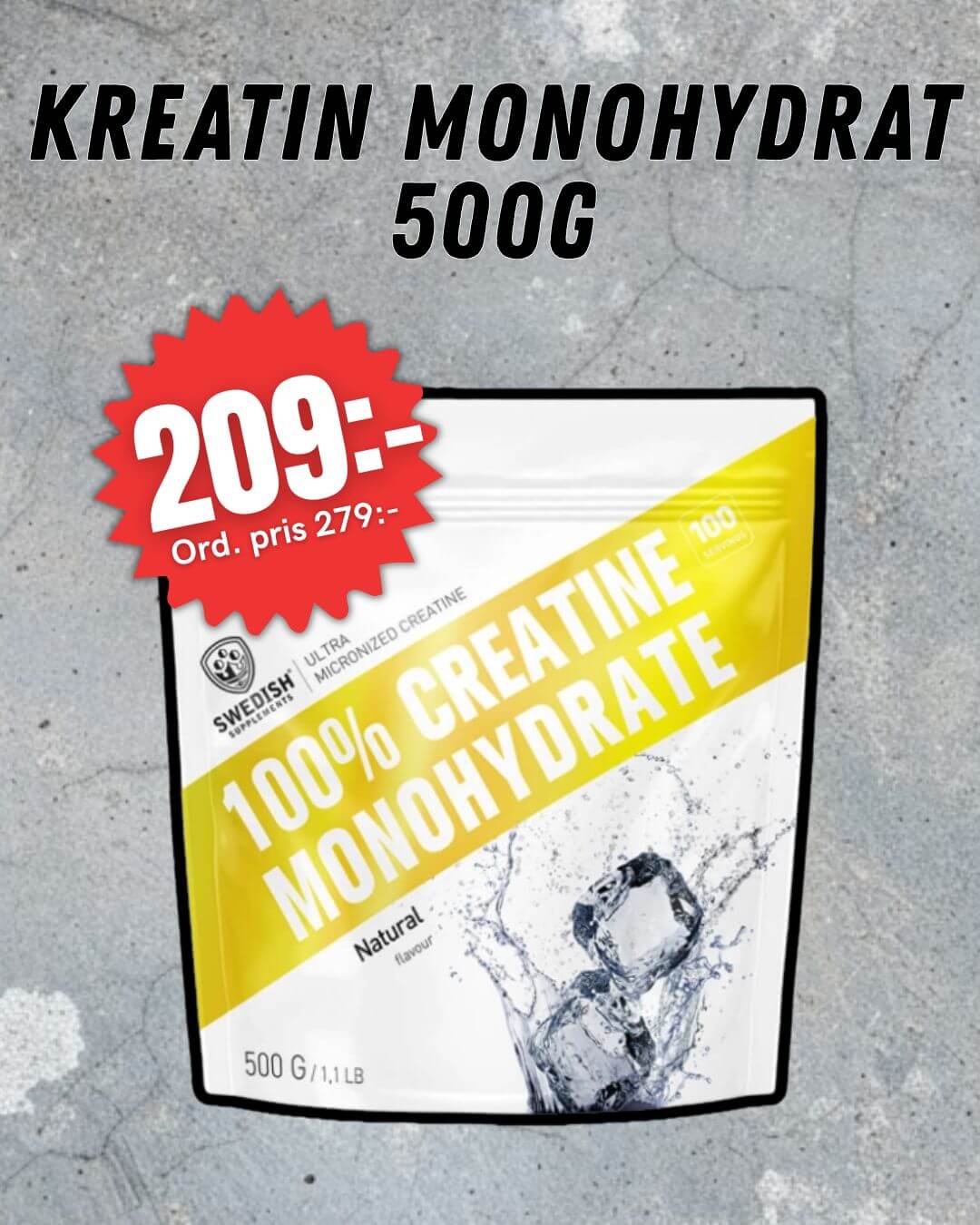 Swedish Supplements Creatine