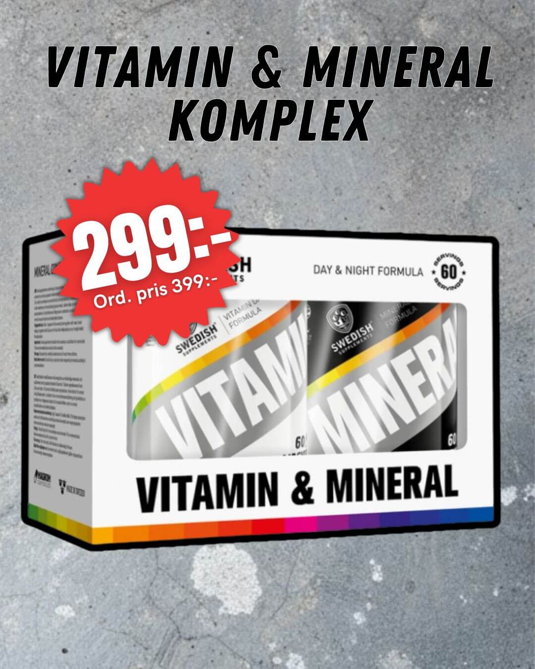 Swedish Supplements Vitamin & Mineral Complex