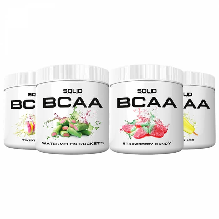 4 x SOLID Nutrition BCAA, 300 g i gruppen Kosttillskott & Livsmedel / Aminosyror / BCAA hos Tillskottsbolaget (4SOLIDBCAA1)