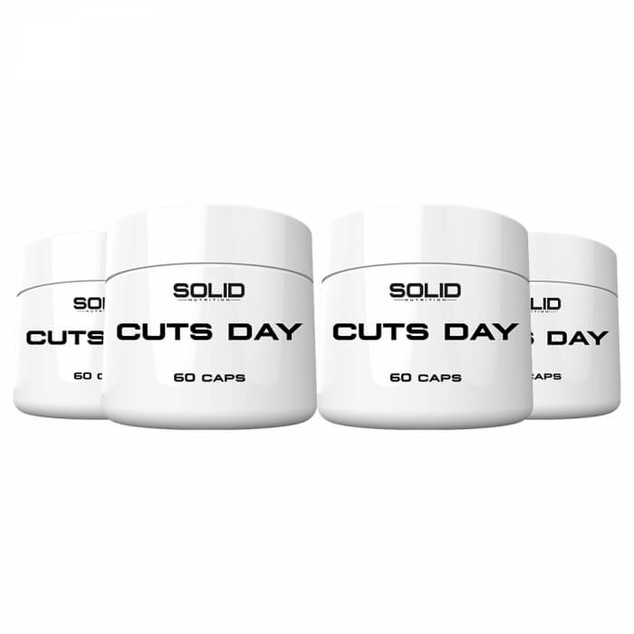 4 x SOLID Nutrition Cuts Day, 60 caps i gruppen Kosttillskott & Livsmedel / Viktminskning / Fettfrbrnnare hos Tillskottsbolaget (4SOLIDCUTSDAY)