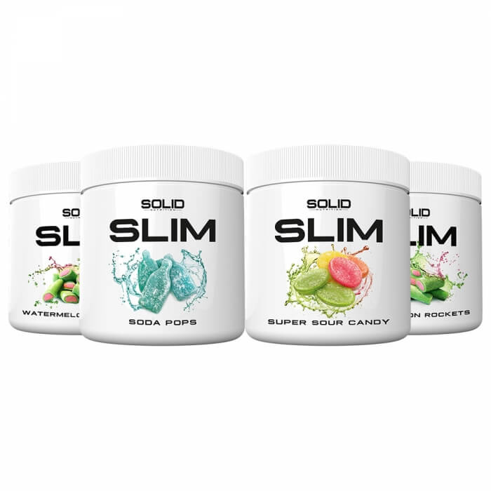 4 x SOLID Nutrition SLIM, 240 g i gruppen Kosttillskott & Livsmedel / Viktminskning / Fettfrbrnnare hos Tillskottsbolaget (4SOLIDSLIM)